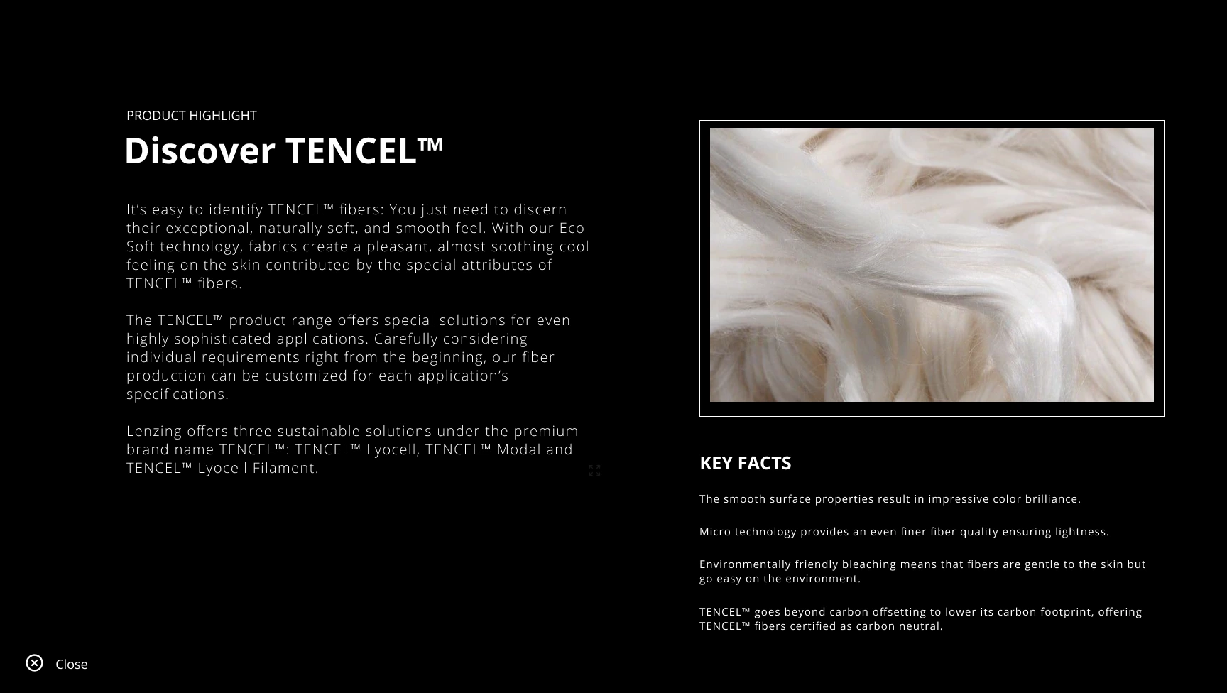 V2_EXPERIENCE – PRODUCT HIGHLIGHT TENCELWF